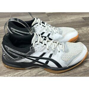 Asics Gel-Rocket 9 Volleyball Women Shoe 9.5 White Court Gym Pickleball 1072A034